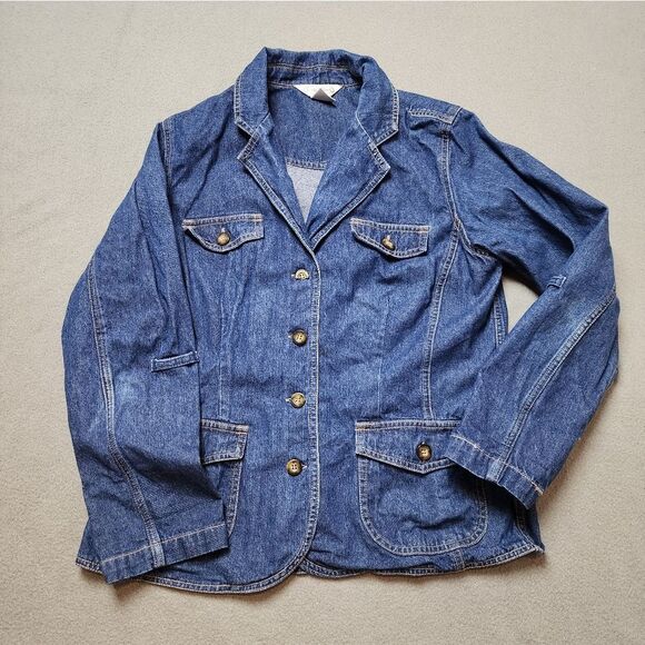 Vintage 90s Women's Northern Reflections Denim Jacket Sz Med - Picture 10 of 16